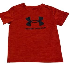 Under Armour Kids Red Short Sleeve Performance Athletic Wear